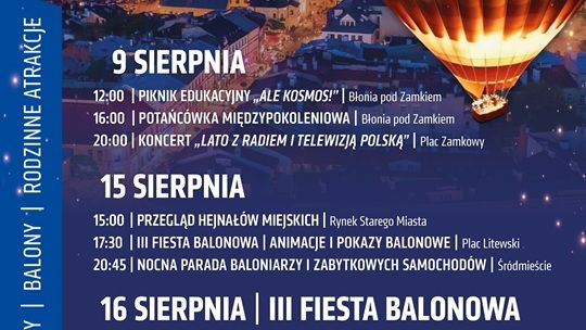 708. Urodziny Miasta z koncertem gwiazd i pod hasłem „Baw się z nami!”