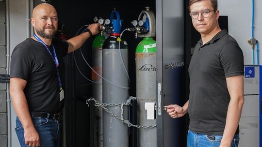 Butlomat z Politechniki Lubelskiej – paczkomat dla butli z gazem technicznym