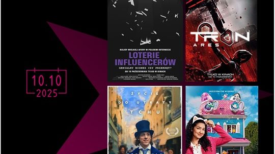 Cztery filmowe premiery w Multikinie od 10 października