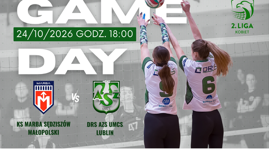 DRS AZS UMCS Lublin powalczy o trzecią wygraną. Czas na mecz z KS Marba Sędziszów Małopolski