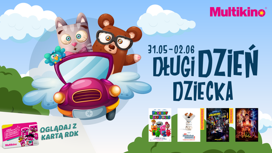 Filmowy długi Dzień Dziecka w Multikinie!  