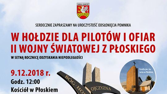 Gmina Zamość: Odsłonięcie pomnika „W hołdzie Ofiarom II wojny światowej”