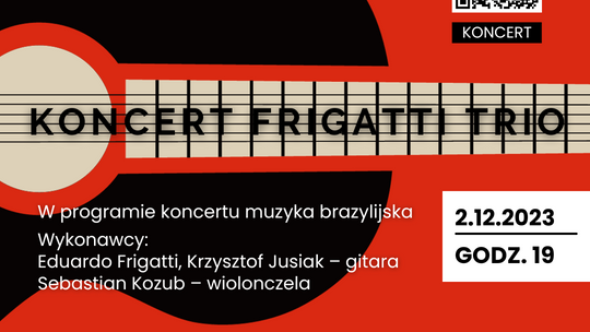 Koncert „Frigatti Trio" - muzyka brazylijska w świdnickiej bibliotece