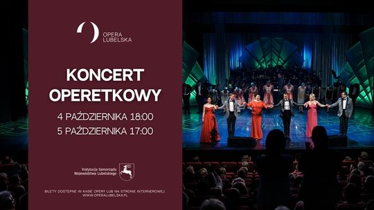 Koncert Operetkowy – najpiękniejsze arie i duety na otwarcie sezonu