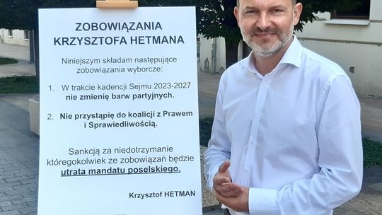 Krzysztof Hetman : Nie przystąpię do koalicji z PIS