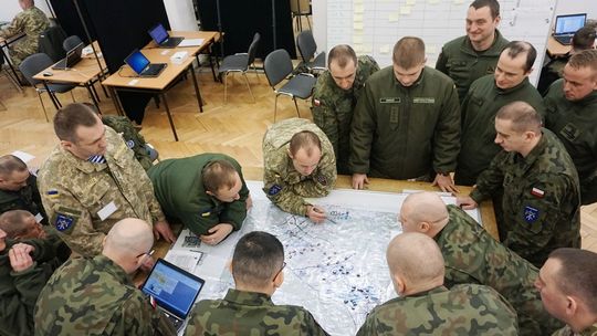 LITPOLUKRBRIG szkoli się w planowaniu operacji defensywnych