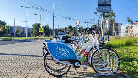 Lubelski Rower Miejski coraz bardziej popularnym środkiem transportu.