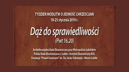 Lubelski Tydzień Modlitw o Jedność Chrześcijan