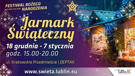 Lublin : Od poniedziałku rusza Jarmark Świąteczny.
