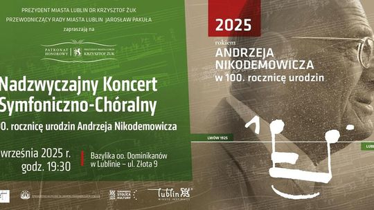 Lublin świętuje Rok Nikodemowicza! Nadzwyczajny koncert w bazylice Dominikanów już 12 września