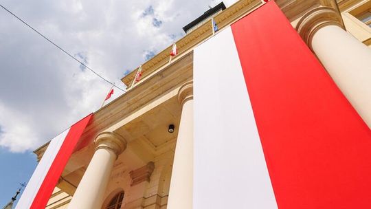 Lublin w patriotycznych barwach z okazji 11 Listopada