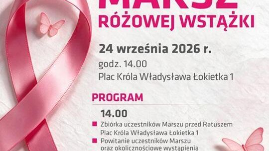 Marsz Różowej Wstążki przejdzie ulicami Lublina. Będą bezpłatne badania i konsultacje