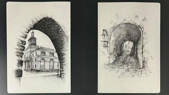 Młody mistrz rysunku i fotografie Lublina sprzed lat – dwie niezwykłe wystawy w Galerii Ratusz