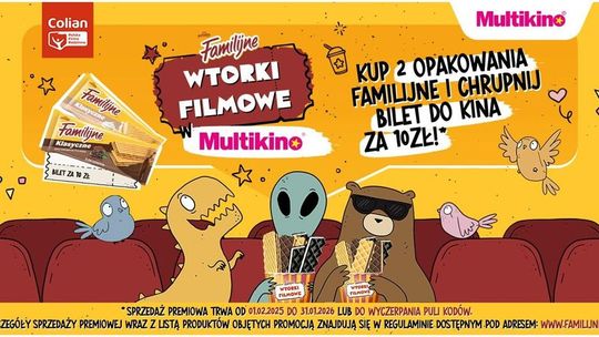 Multikino zaprasza w lato na „Familijne wtorki filmowe”!