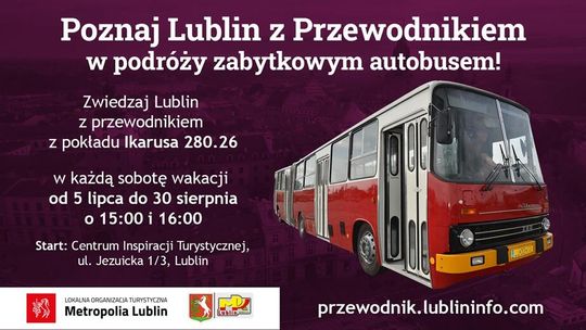 Poznaj Lublin z Przewodnikiem w podróży zabytkowym autobusem!