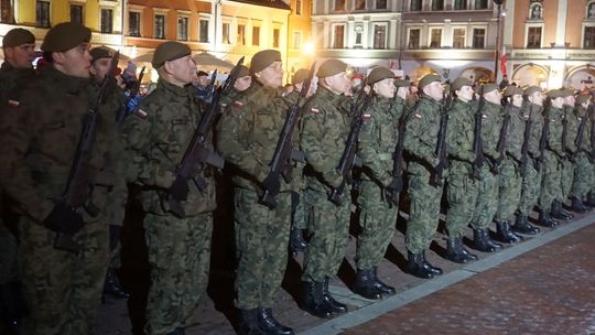 Promocja podoficerska lubelskich Terytorialsów w Zamościu