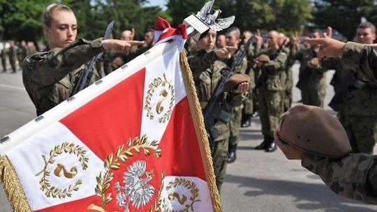 Przysięga wojskowa elewów w Dęblinie