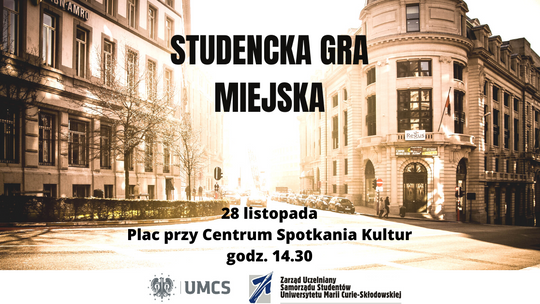 Studencka gra miejska i maratony filmowe