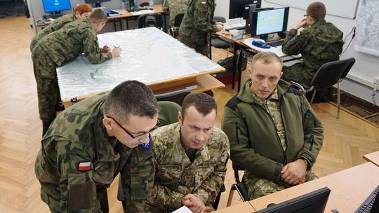 Sztab LITPOLUKRBRIG przeprowadza trening sztabowy pk. BRAVE BOSS 