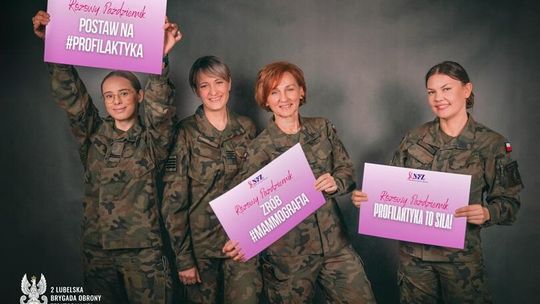 Terytorialsi włączają się w „Różowy Październik” – badaj się, to może uratować życie