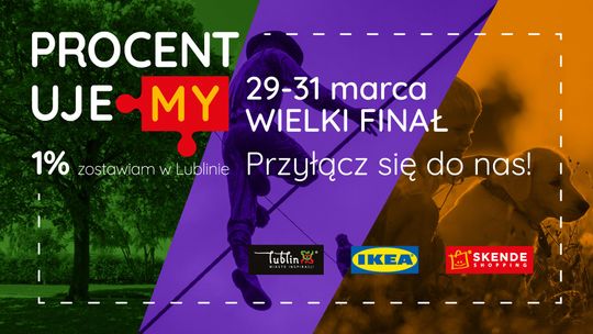 Weekend z organizacjami pozarządowymi w SKENDE i IKEA. Przyjdź i zdecyduj komu przekazać 1% 