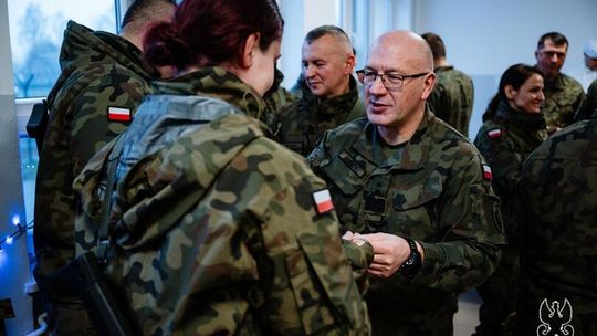 Wigilijne spotkanie żołnierzy WOT na polsko-białoruskiej granicy