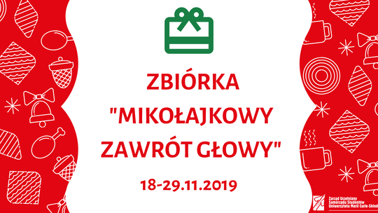 Zbiórka świąteczna studentów: “Mikołajkowy zawrót głowy”