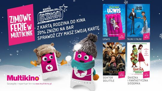 Zimowe ferie w Multikinie z biletami za 14,90zł!