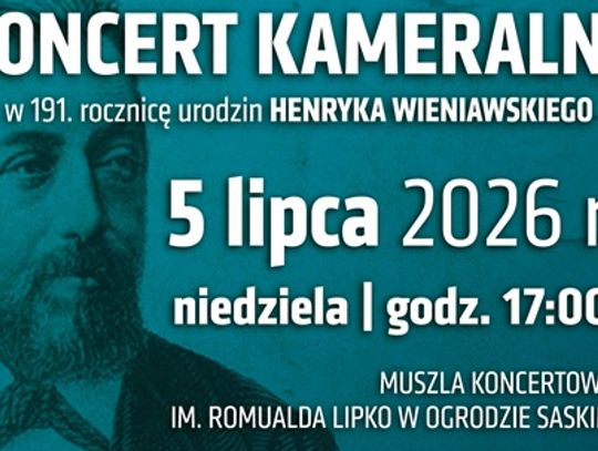 Lublin uczci urodziny Henryka Wieniawskiego. Bezpłatny koncert w Ogrodzie Saskim