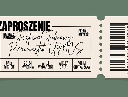 Pierwiastek kina w Lublinie. Rusza Ogólnopolski Festiwal Filmowy „Pierwiastek UMCS”