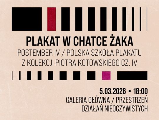 Podwójny wernisaż w Chatce Żaka. Dwie wystawy plakatu już 5 marca