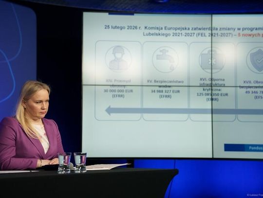 Ponad miliard złotych na bezpieczeństwo regionu. Nowe środki z Funduszy Europejskich dla Lubelskiego