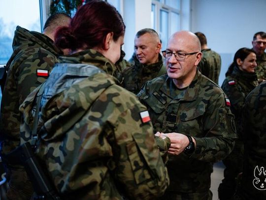 Wigilijne spotkanie żołnierzy WOT na polsko-białoruskiej granicy