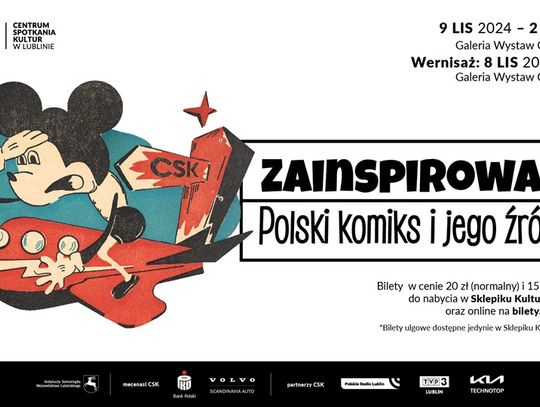 Zainspirowani. Polski komiks i jego źródła. | Wernisaż: 8 LIS 2024 | 18:00