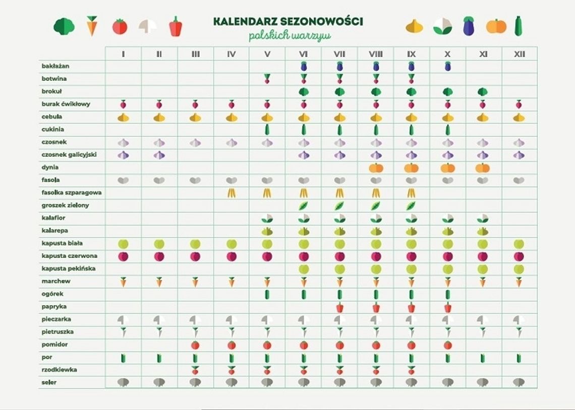 4 powody, dla których warto jeść polskie warzywa zgodnie z kalendarzem sezonowym 