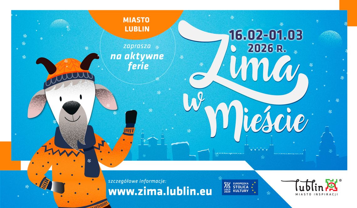 Aktywne ferie w Lublinie - ruszają zapisy na „Zimę w mieście 2026”
