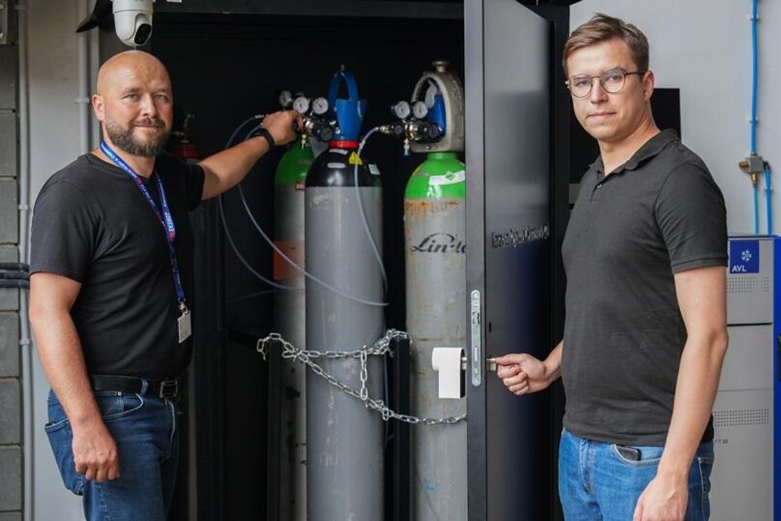 Butlomat z Politechniki Lubelskiej – paczkomat dla butli z gazem technicznym
