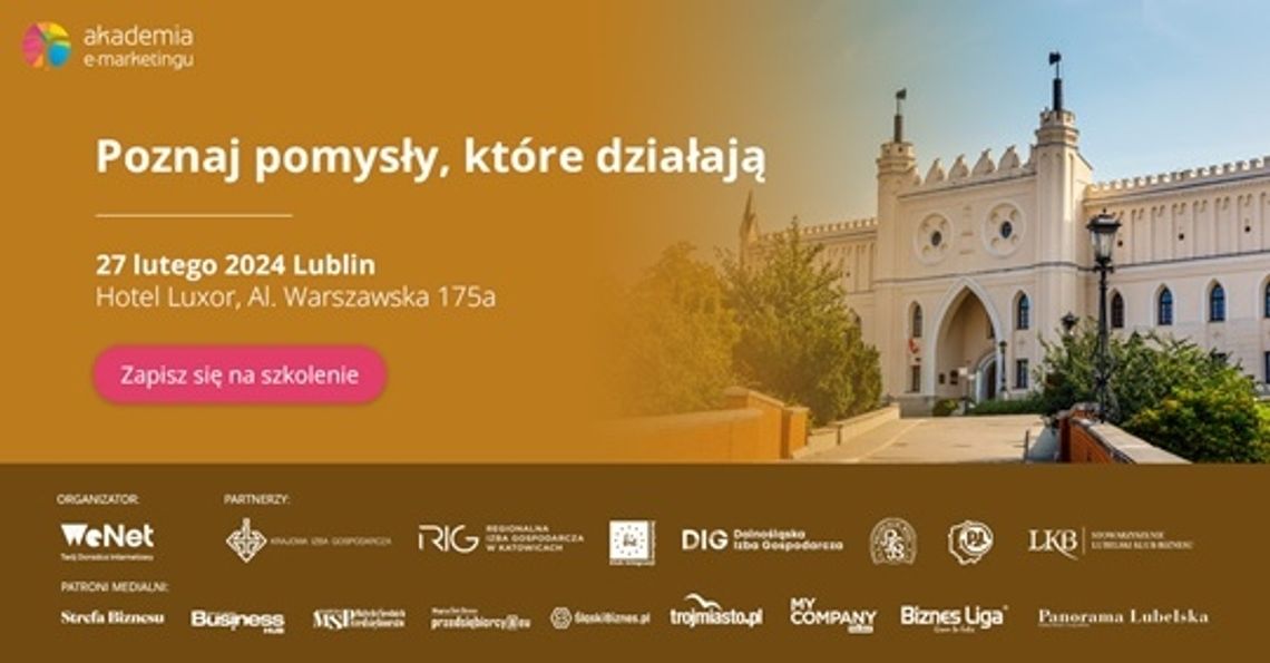 Darmowe szkolenia dla przedsiębiorców w ramach 12. Edycji Akademii e-marketingu.