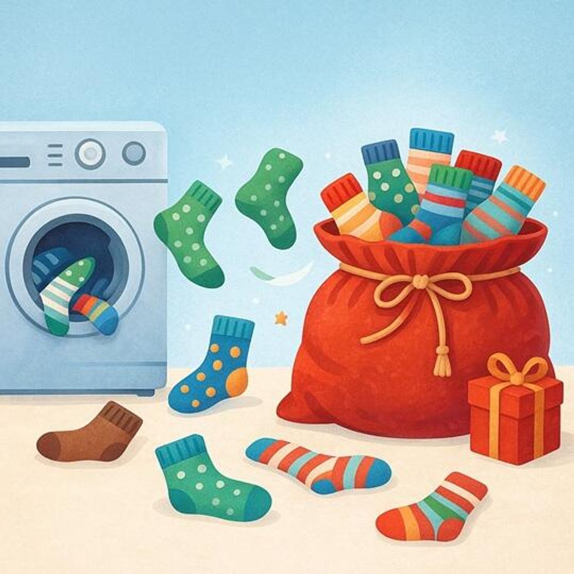 Dlaczego skarpety znikają? Mikołajki to jedyna szansa na uzupełnienie strat! Dlaczego skarpety znikają? Mikołajki to jedyna szansa na uzupełnienie strat!