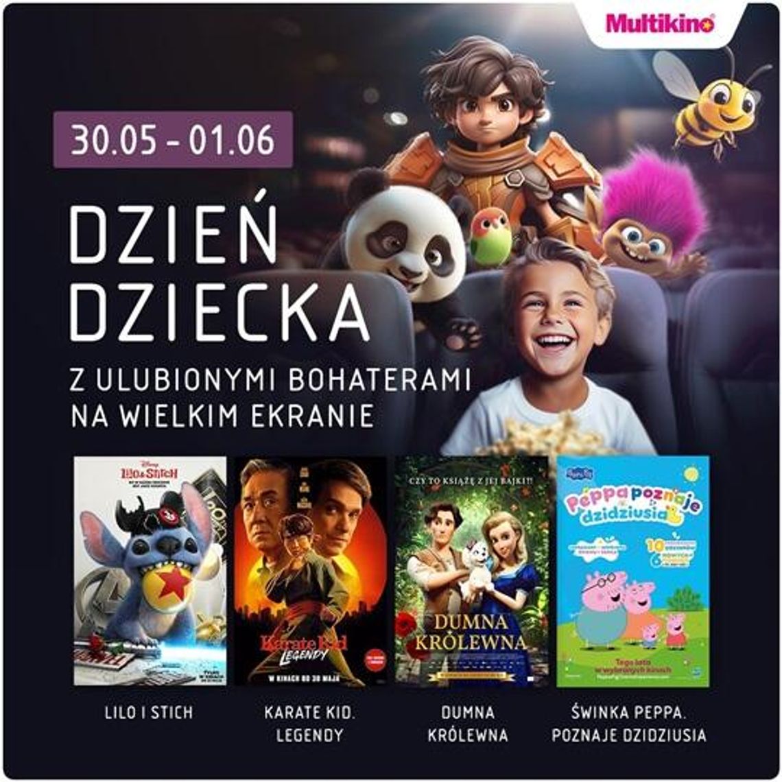 Dzień Dziecka w Multikinie: ulubieni bohaterowie czekają!