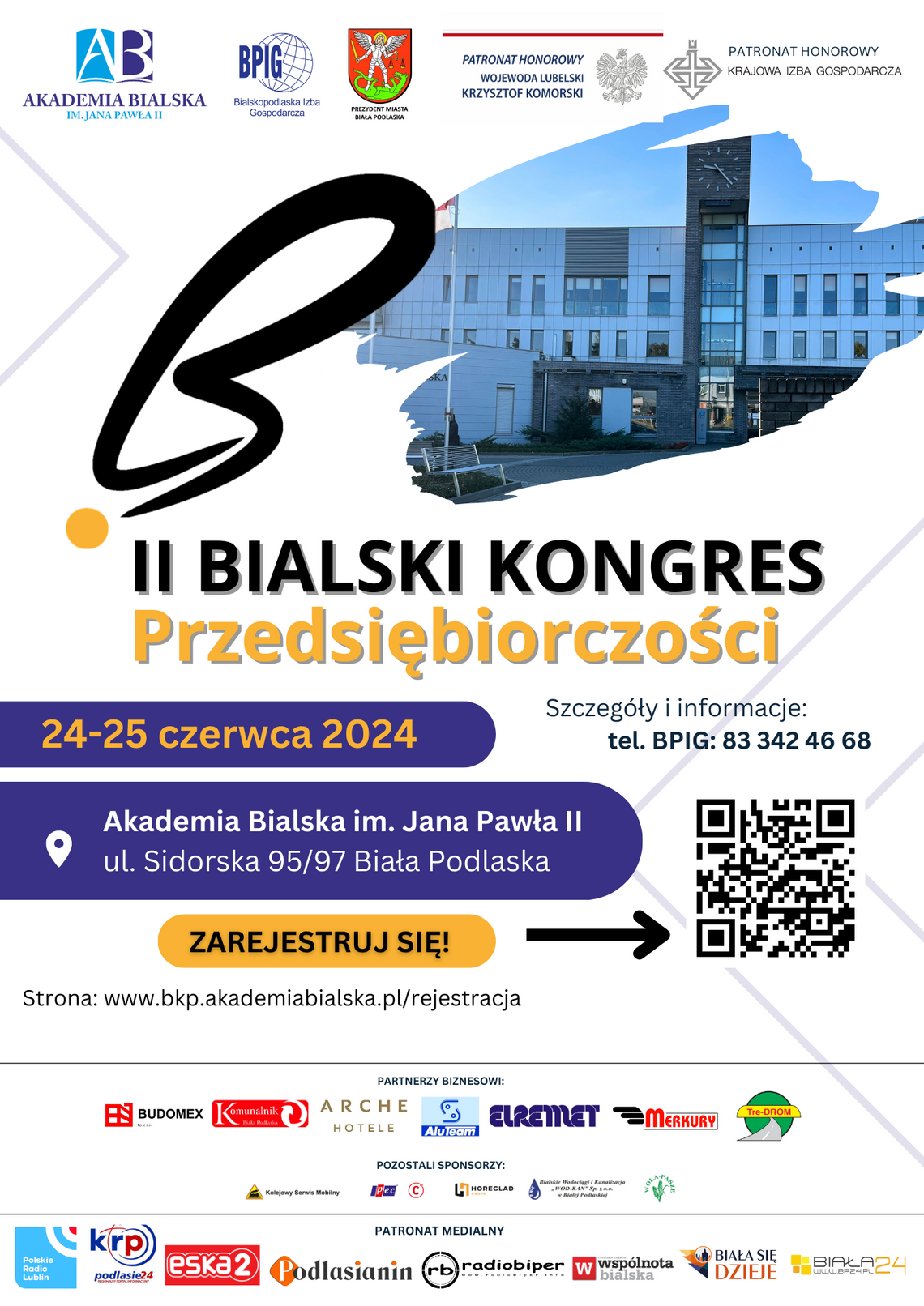 „II BIALSKI KONGRES PRZEDSIĘBIORCZOŚCI”