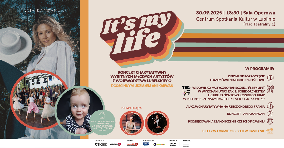 „IT’S MY LIFE” – Koncert charytatywny dla małego Frania!