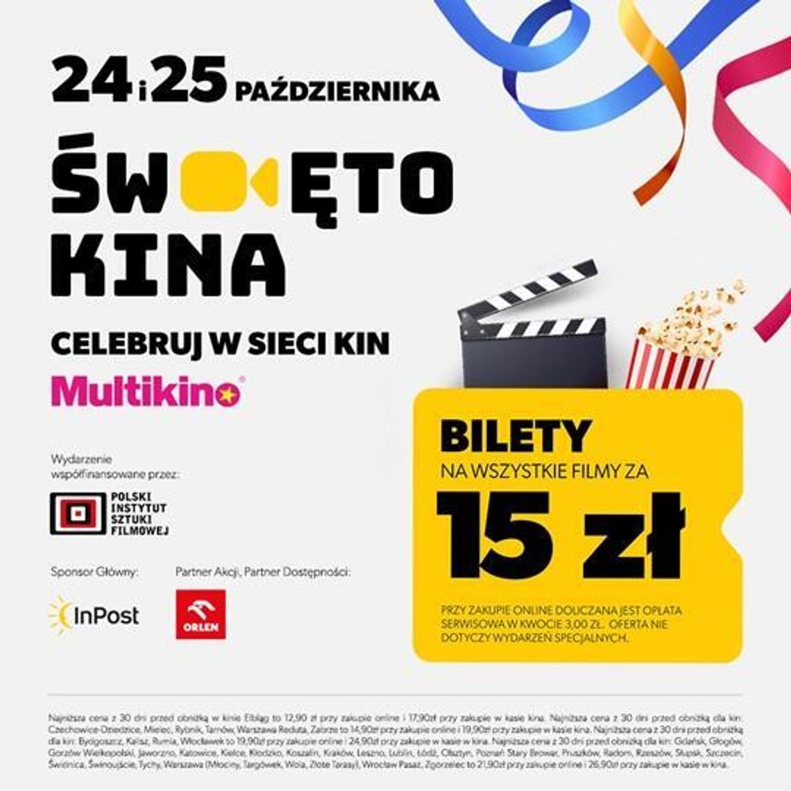 Kino za 15 zł przez cały weekend! Święto Kina wraca z hitami i przedpremierami Kino za 15 zł przez cały weekend! Święto Kina wraca z hitami i przedpremierami
