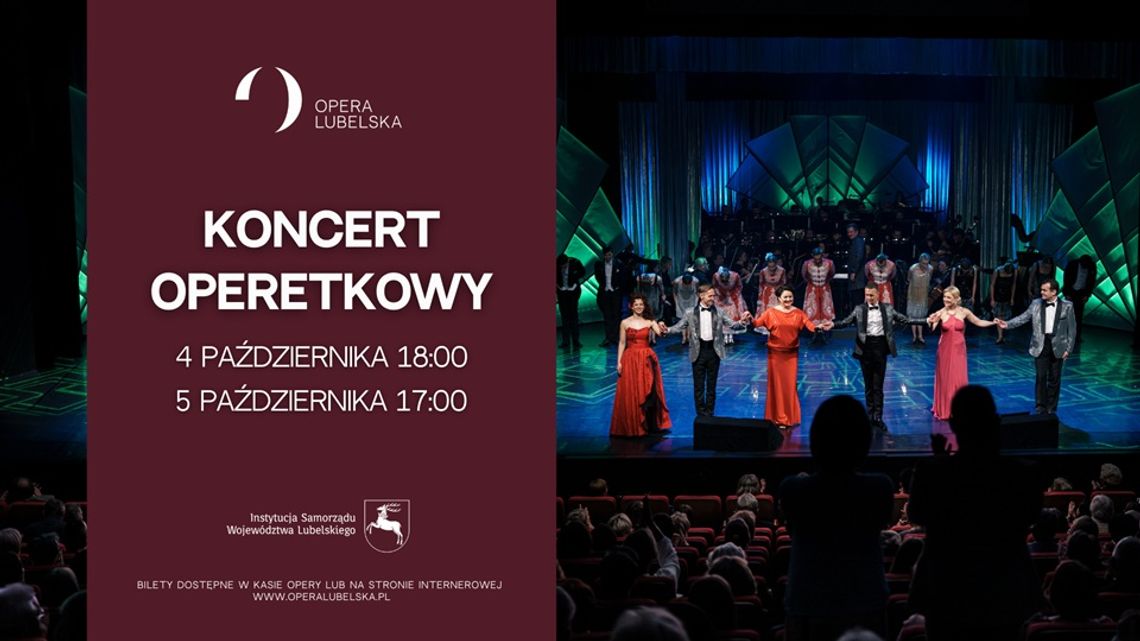 Koncert Operetkowy – najpiękniejsze arie i duety na otwarcie sezonu