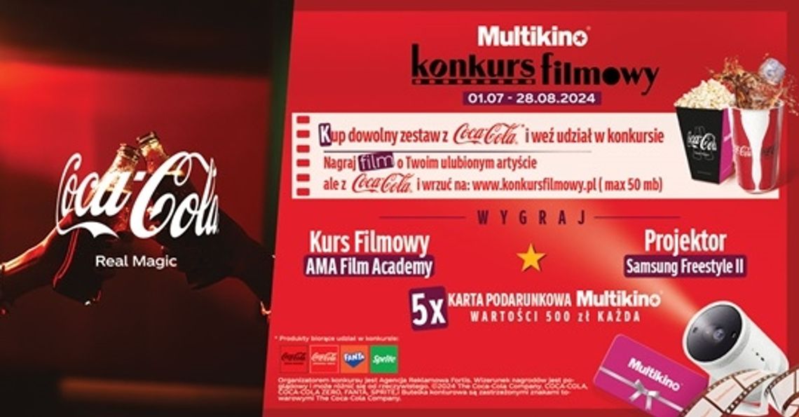 Konkurs filmowy z Coca-Cola w Multikino!