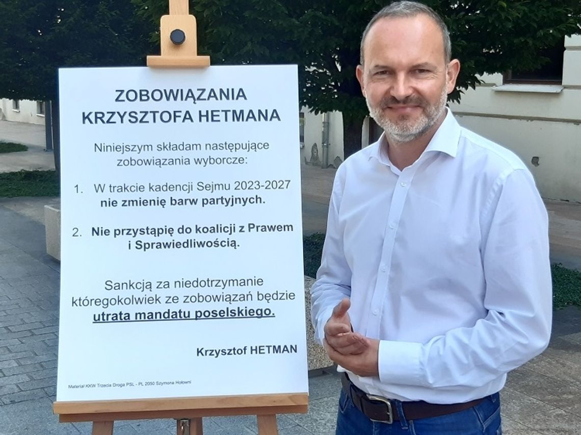 Krzysztof Hetman : Nie przystąpię do koalicji z PIS