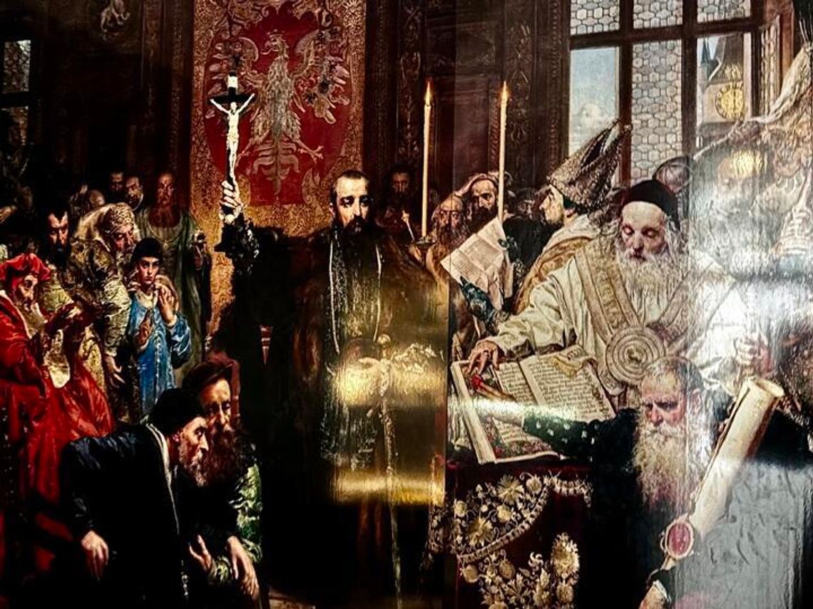 Krzyż z obrazu Matejki naprawdę istnieje. Czy jednak był świadkiem zawarcia Unii Lubelskiej? Krzyż z obrazu Matejki naprawdę istnieje. Czy jednak był świadkiem zawarcia Unii Lubelskiej?