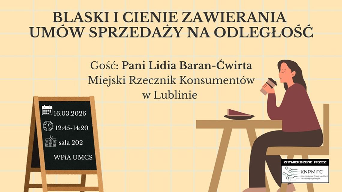 Kupujesz w internecie? Na UMCS powiedzą, jakie masz prawa i na co uważać Kupujesz w internecie? Na UMCS powiedzą, jakie masz prawa i na co uważać