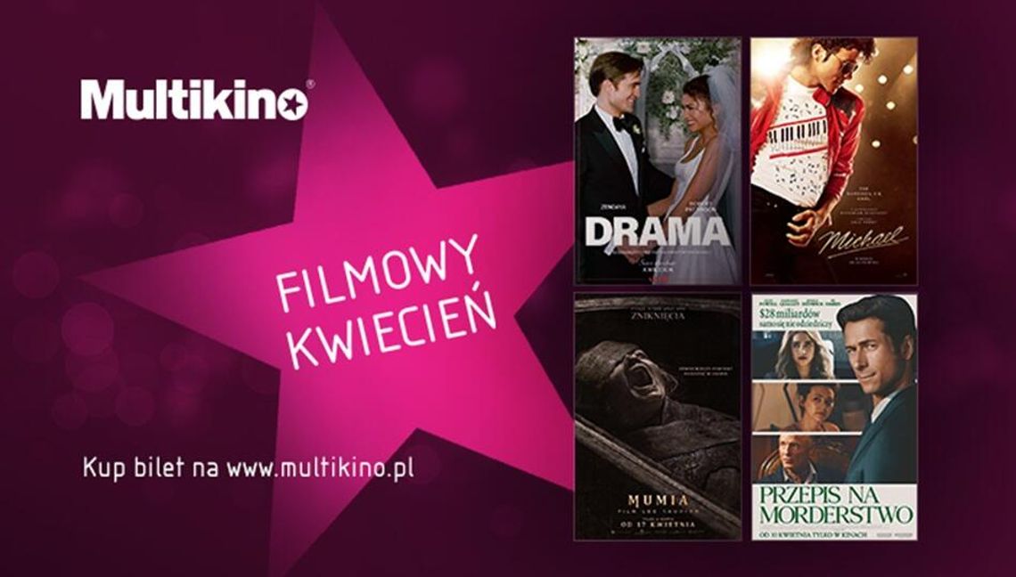 Kwietniowe premiery w Multikinie - wielkie emocje i wielkie gwiazdy na dużym ekranie Kwietniowe premiery w Multikinie - wielkie emocje i wielkie gwiazdy na dużym ekranie
