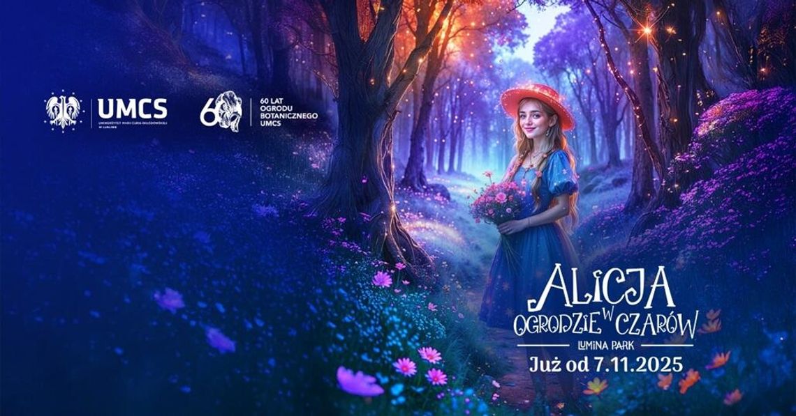 Lumina Park w Ogrodzie Botanicznym UMCS znów rozświetli Lublin
